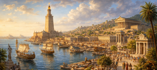 Тест по истории: Александрия Египетская (5 класс)