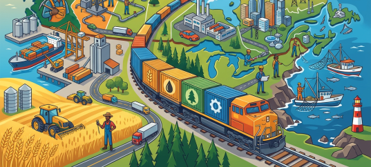 Тест по географии: Канада. Экономика (11 класс)