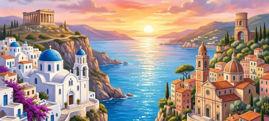 Тест по окружающему миру: Греция и Италия (3 класс)