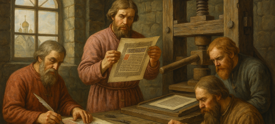 Тест по окружающему миру: Мастера печатных дел (4 класс)