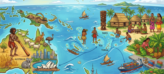 Тест по географии: Население, экономика и внутренние различия Океании (11 класс)