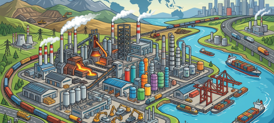 Тест по географии: Обрабатывающая промышленность (10 класс)