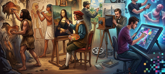 Тест по ИЗО: Эволюция изобразительных искусств и технологий (8 класс)