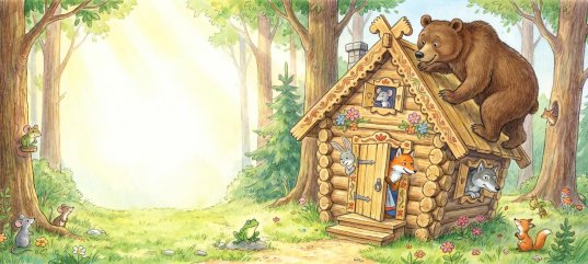 Тест по русской народной сказке: Теремок