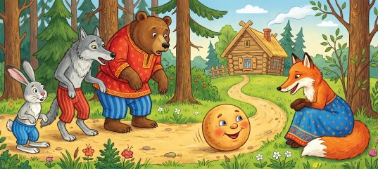 Тест по русской народной сказке: Колобок