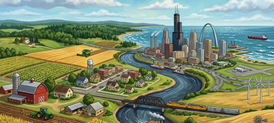 Тест по географии: США. Средний Запад (11 класс)