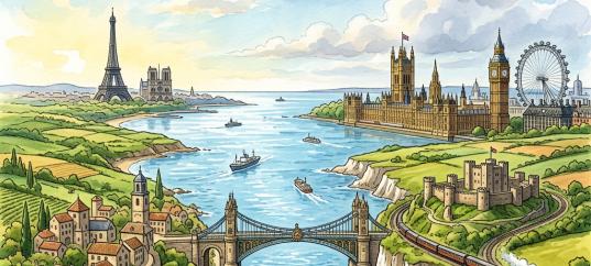 Тест по окружающему миру: Франция и Великобритания (3 класс)