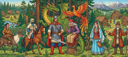 Тест по литературе: Сказки народов России (5 класс)