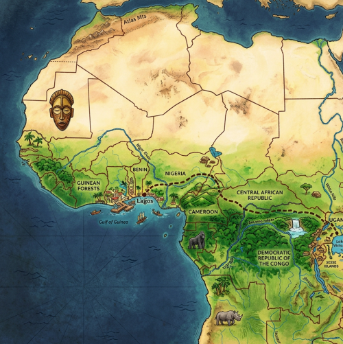 Тест по географии: Африка. От Лагоса до озера Виктория (7 класс)