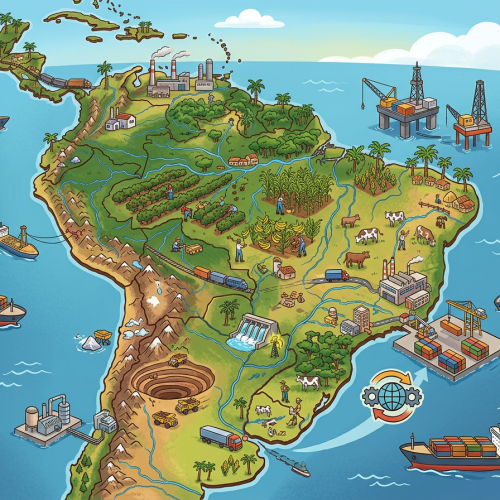 Тест по географии: Латинская Америка. Экономика (11 класс)