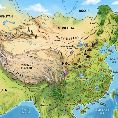 Тест по географии: КНР. Географическое положение, природные условия и ресурсы (10 класс)