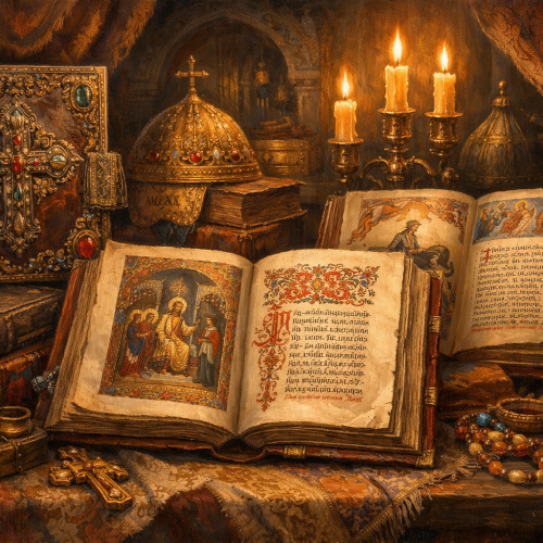 Тест по окружающему миру: Рукописные книги из сокровищницы Руси (4 класс)