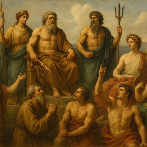 Тест по истории: Древнегреческие боги и люди (5 класс)