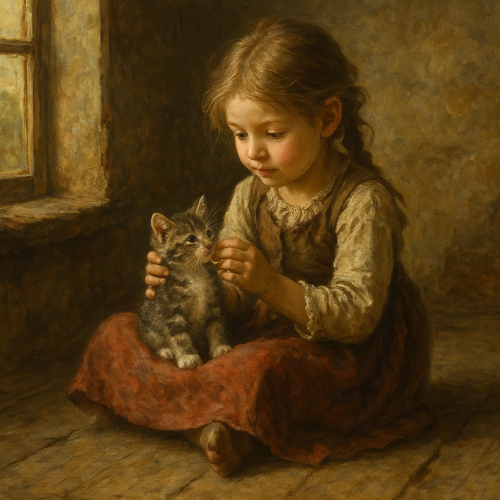 Тест по рассказу Льва Толстого «Котёнок»