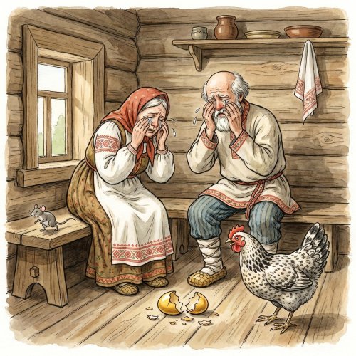 Тест по литературоведению:  Русская народная сказка «Курочка Ряба»