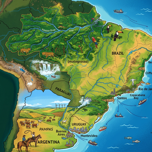 Тест по географии: Латинская Америка. Атлантический регион (11 класс)