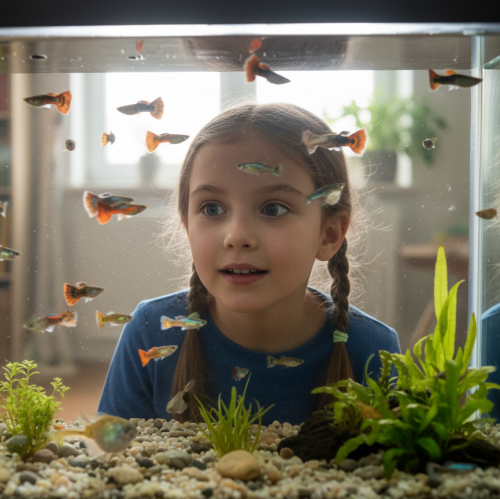 Тест по окружающему миру: Как содержать гуппи (2 класс)