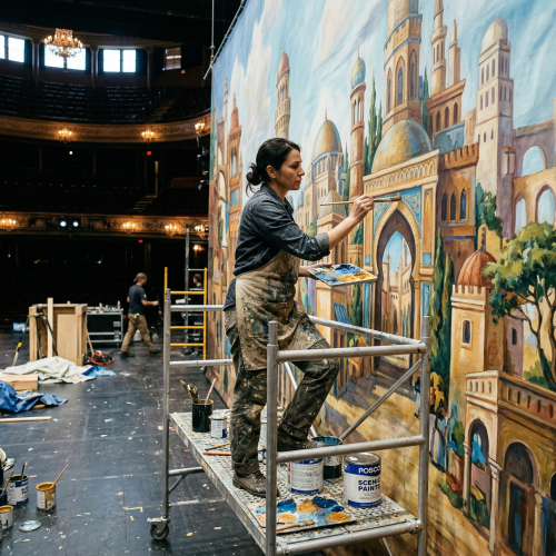 Тест по ИЗО: Художник в театре (3 класс)