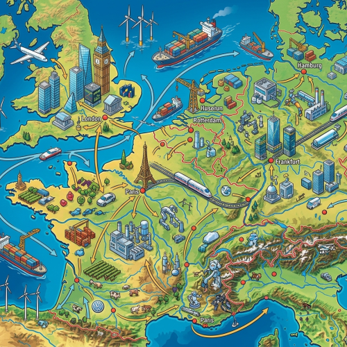 Тест по географии: Западная Европа. Экономика (11 класс)