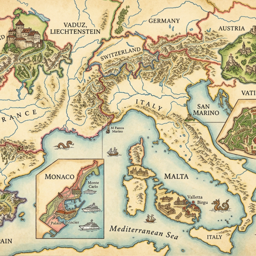Тест по географии: Микрогосударства Западной Европы (11 класс)