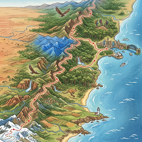 Тест по географии: Австралия. От Сиднея вдоль Большого Водораздельного хребта (7 класс)