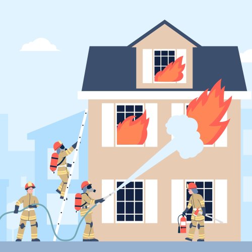 Тест по ОБЖ: Как действовать при пожаре в квартире (7 класс)