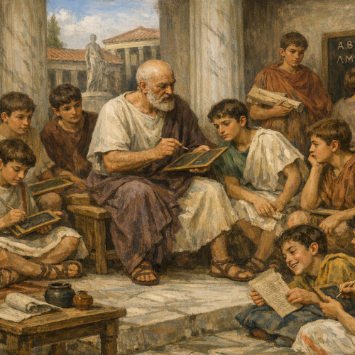 Тест по истории: Школы в Древнем Риме (5 класс)