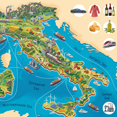 Тест по географии: Италия. Экономика (11 класс)