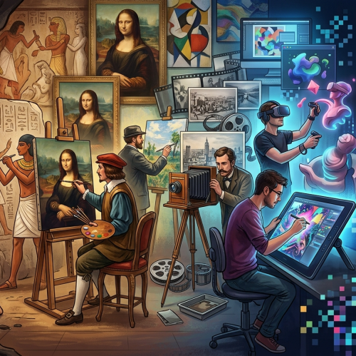 Тест по ИЗО: Эволюция изобразительных искусств и технологий (8 класс)