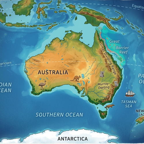 Тест по географии: В чём особенности географического положения Австралии (7 класс)