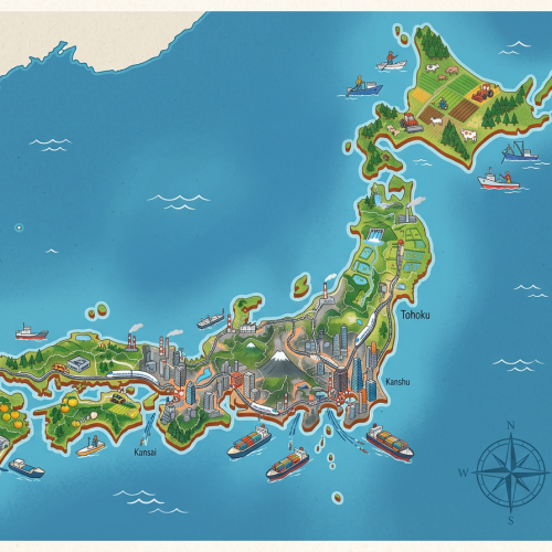 Тест по географии: Япония. Внутренние различия (11 класс)