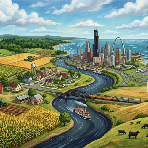 Тест по географии: США. Средний Запад (11 класс)