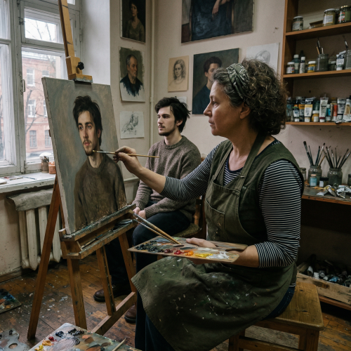 Тест по ИЗО: Вглядываясь в человека. Портрет (6 класс)