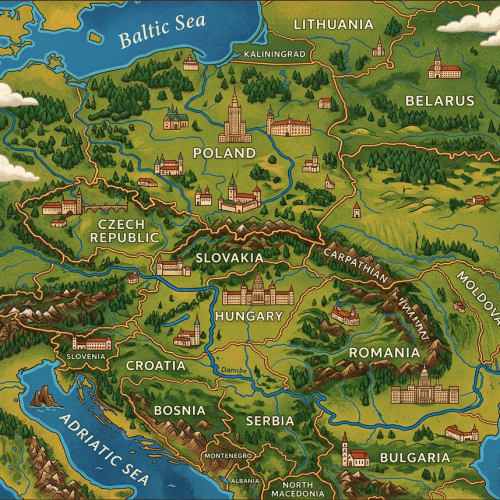 Тест по географии: Центрально-Восточная Европа (11 класс)